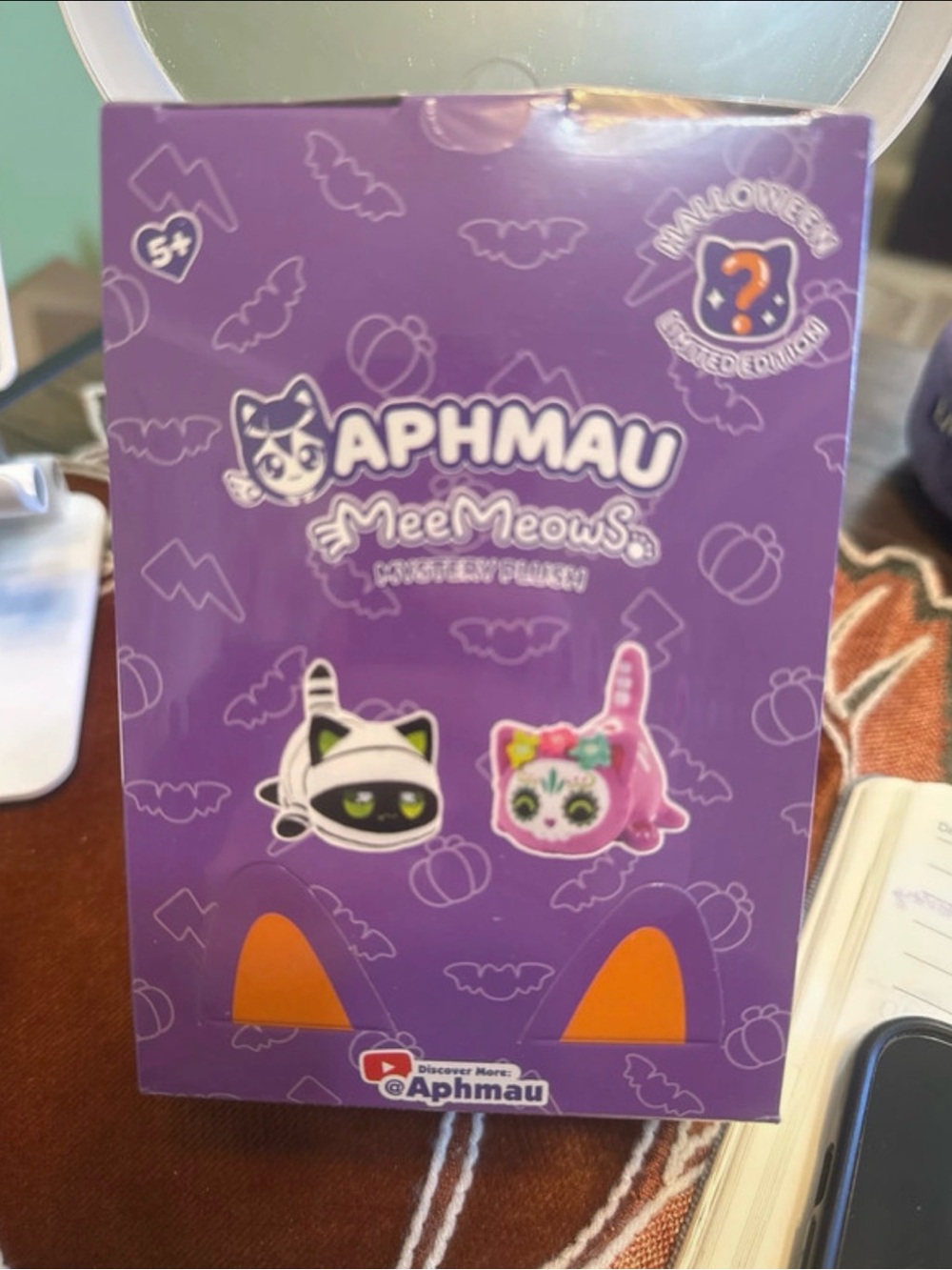 Aphmau MeeMeows Halloween Purple Plush - Collectible Cat Toy
